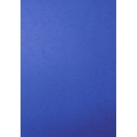 Обложка для переплета, A3, 230 г, картон "под кожу", синяя Bindermax