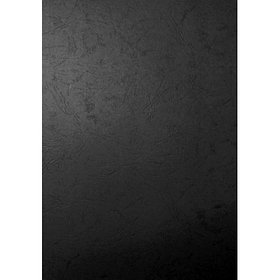 Обложка для переплета, A3, 230 г, картон "под кожу", черная Bindermax
