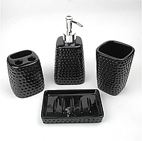 Керамический набор для ванной комнаты GL9027B Черный