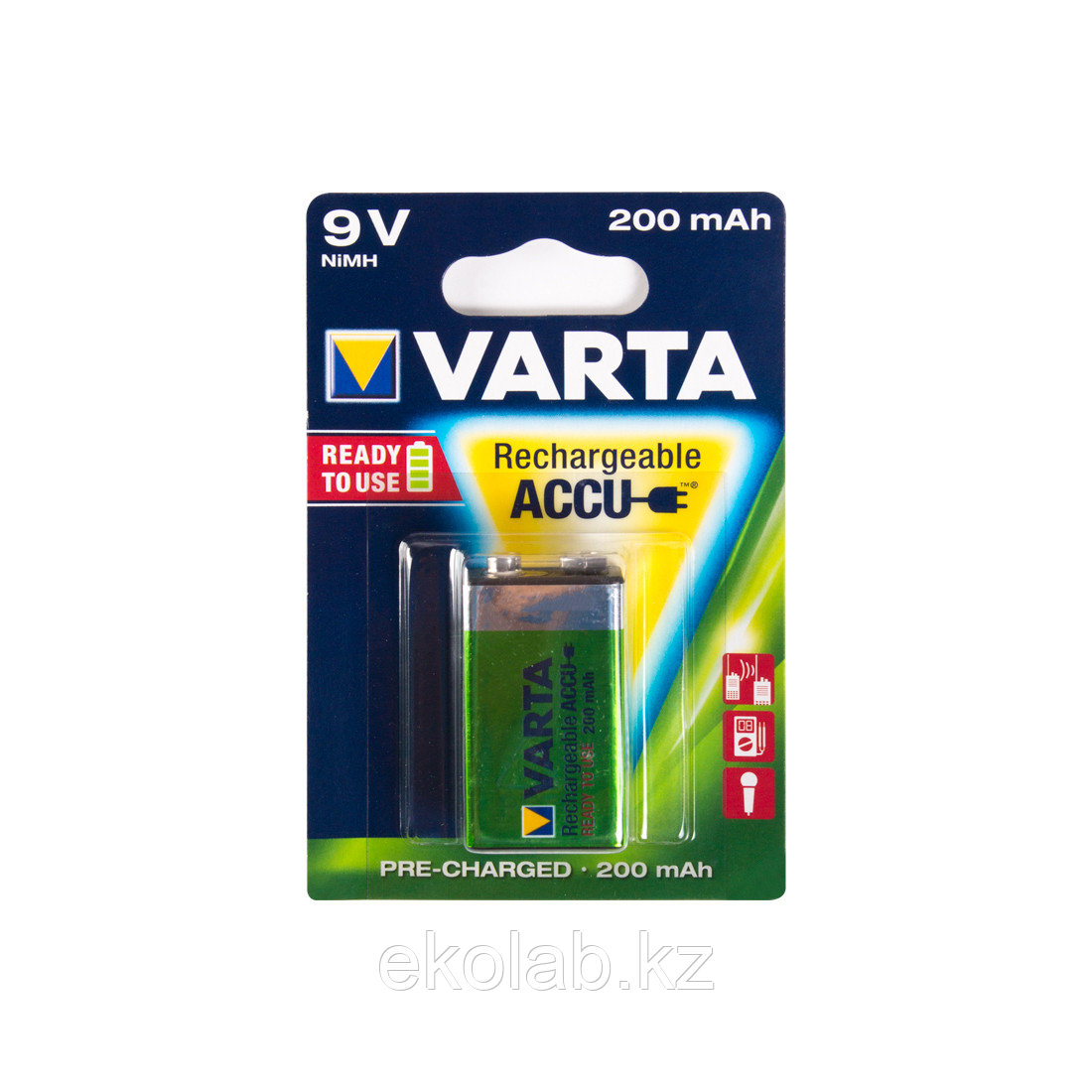 Аккумулятор VARTA R2U E-Block 9V HR9V