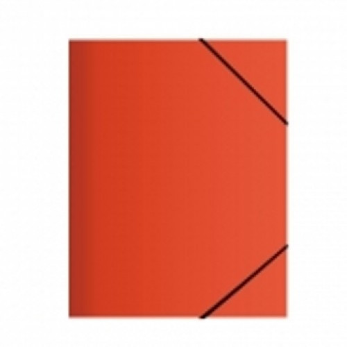Папка с резинкой А4, 0,50 мм, оранжевая, пластик Bindermax