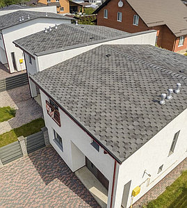 Гибкая черепица Финская Соната Серый