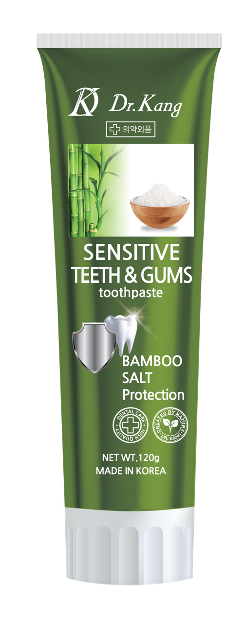 Dr Kang Зубная паста для чувствительных зубов и десен Sensivitive Toothpaste Bamboo Salt Protection 120 / гр.
