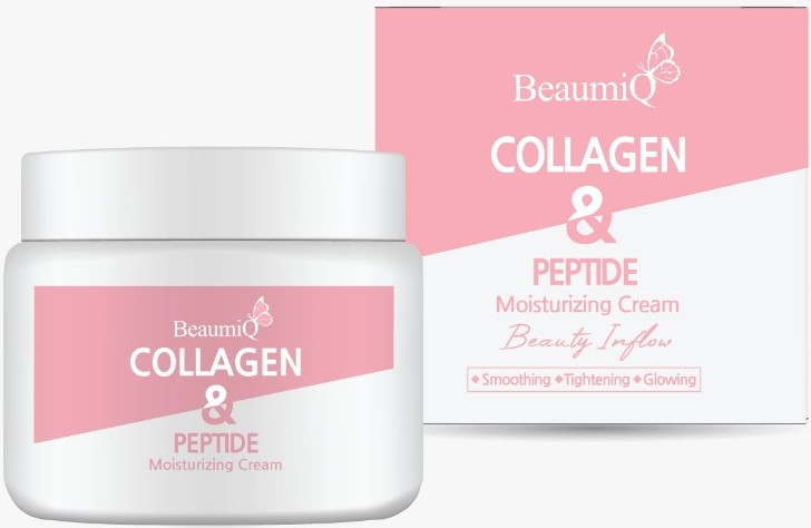 Крем для лица с коллагеном и пептидами BeaumiQ Collagen & Peptide Cream / 100 мл.