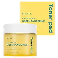 Eunyul Тонер - Пэды для лица с экстрактом зеленого мандарина Vita Balance Green Tangerine Toner Pad / 190 мл.