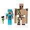 Minecraft Фигурка 2 шт Steve and Iron Golem, фото 2