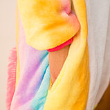 Детская пижама кигуруми радужный единорог, фото 3