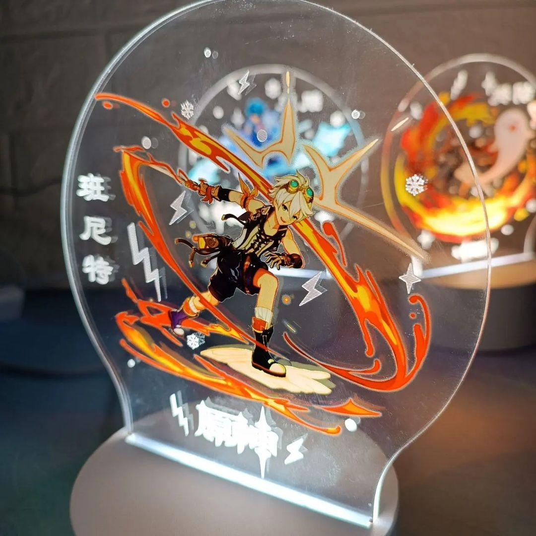 Светильники с персонажами по игре Genshin Impact (в ассортименте) - фото 6 - id-p103879772