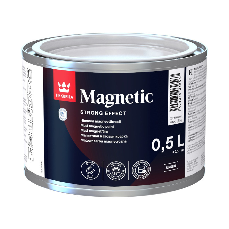 Тиккурила MAGNETIC серая мат 0,5л Tikkurila - фото 1 - id-p103880587