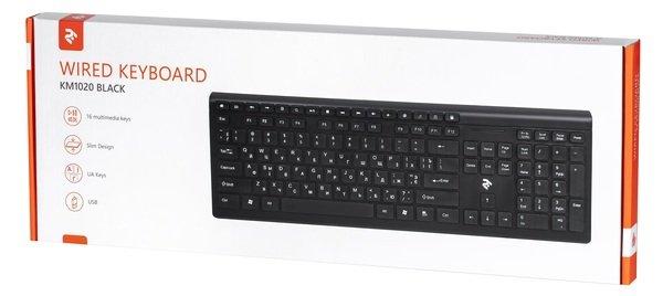 Клавиатура 2E KS210 Slim WL Black