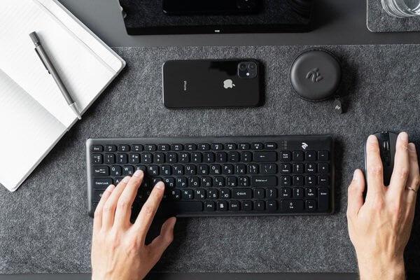 Клавиатура 2E KS230 Slim WL Black