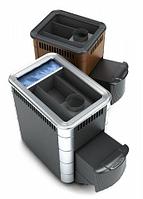 Печь-каменка "Компакт 2013" Carbon Антрацит с встроенным баком