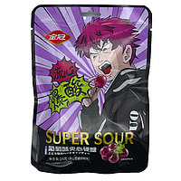Супер кислые конфеты Super Sour Виноград 24гр (20 шт в упаковке)