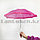 Зонтик для декора маленький 43 см темно-розовый, фото 3