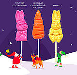Sweet Ness Карамель на палочке "Кролики и морковки" 24 гр./ Упаковка 36 шт./ Россия, фото 2