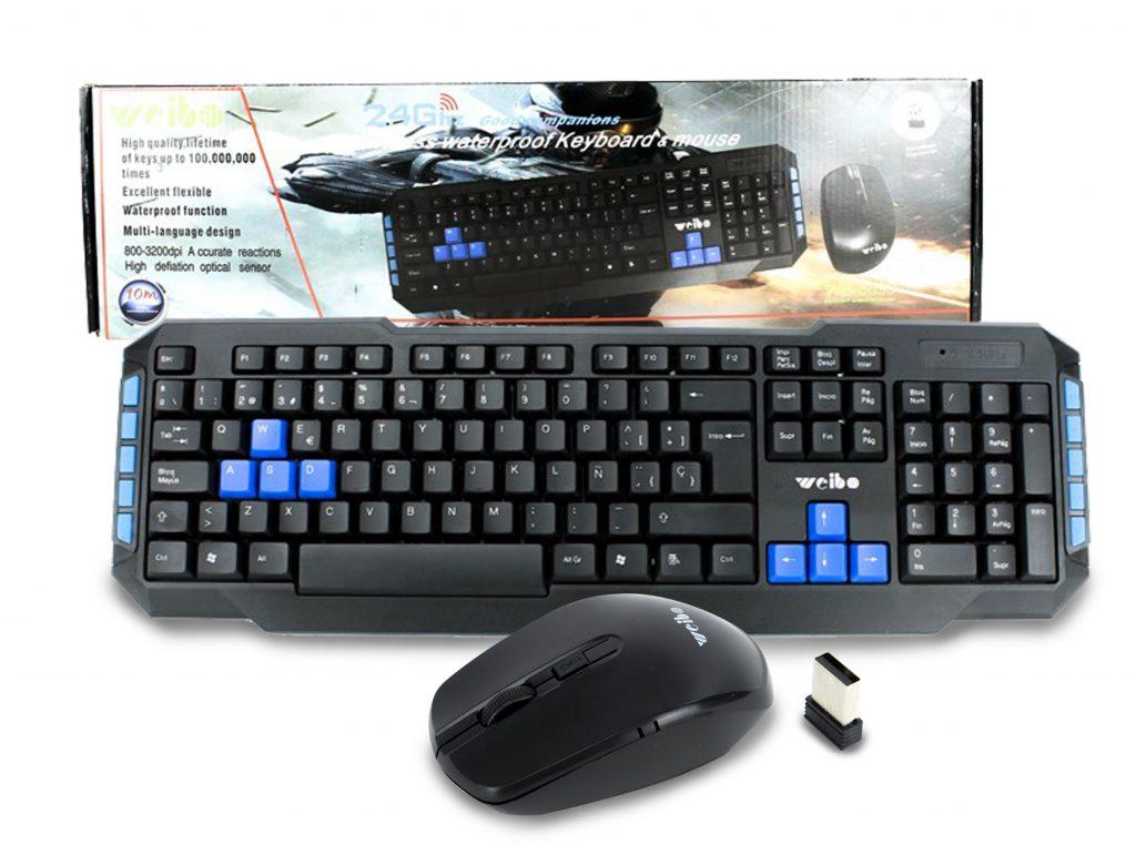 Беспроводная мышь и клавиатура WEIBO WB-8099 - фото 1 - id-p103889001