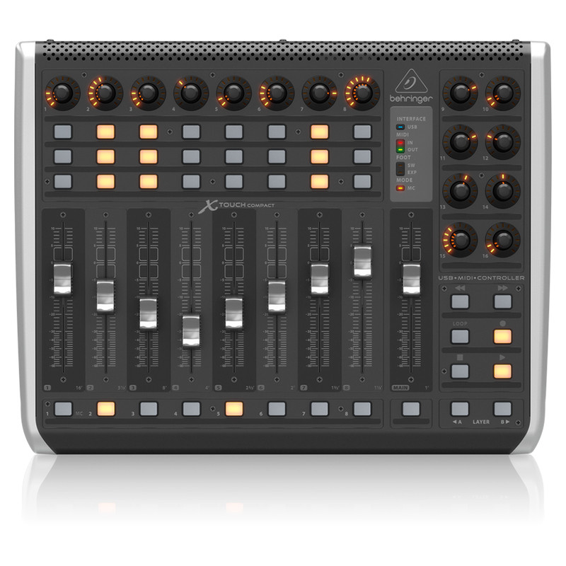 USB MIDI DAW контроллер Behringer X-TOUCH Compact - фото 1 - id-p74500748