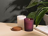 Свеча соевая ароматическая в стекле Niort, бордовая, фото 8
