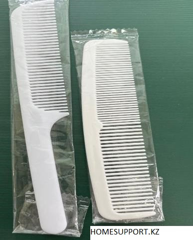 Расчёски одноразовые в прозрачном пакете 13см - фото 1 - id-p92290071
