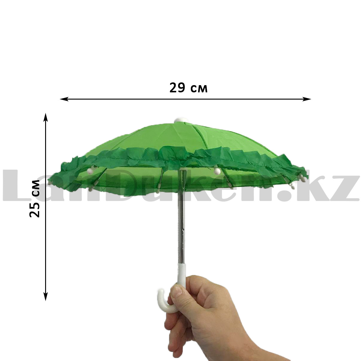 Зонтик для декора зеленый (для праздника) - фото 2 - id-p103891592