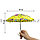 Зонтик для декора желтый с узором (для праздника), фото 2