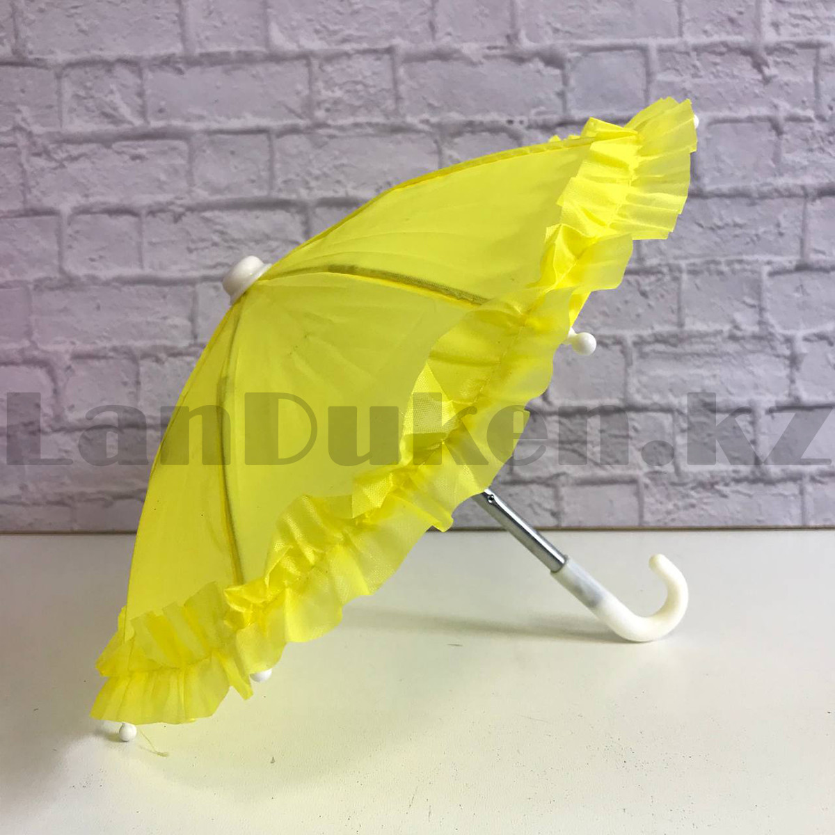 Зонтик для декора желтый (для праздника) - фото 3 - id-p103892420