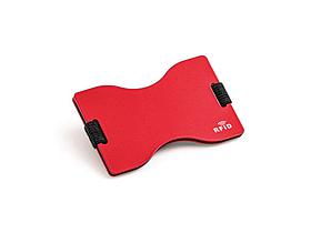 MULLER. Визитница с защитой RFID, Красный