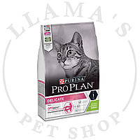 Сухой корм Pro Plan® Delicate для кошек с чувствительным пищеварением с ягненком, 1 кг на развес