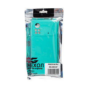 Чехол для телефона XG XG-HS127 для POCO X4 Pro Силиконовый Лазурный 2-000806, фото 3