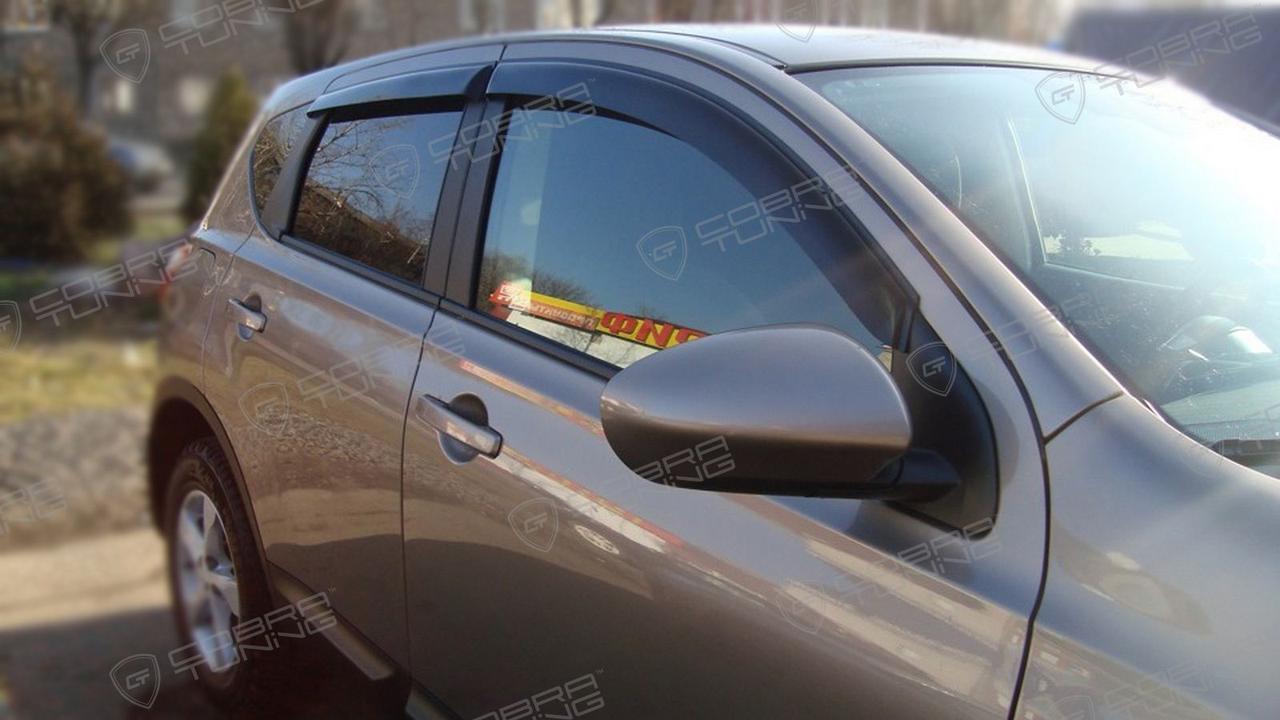 Дефлекторы окон ( Ветровики ) Nissan Qashqai 2007-2010 - фото 3 - id-p103905895