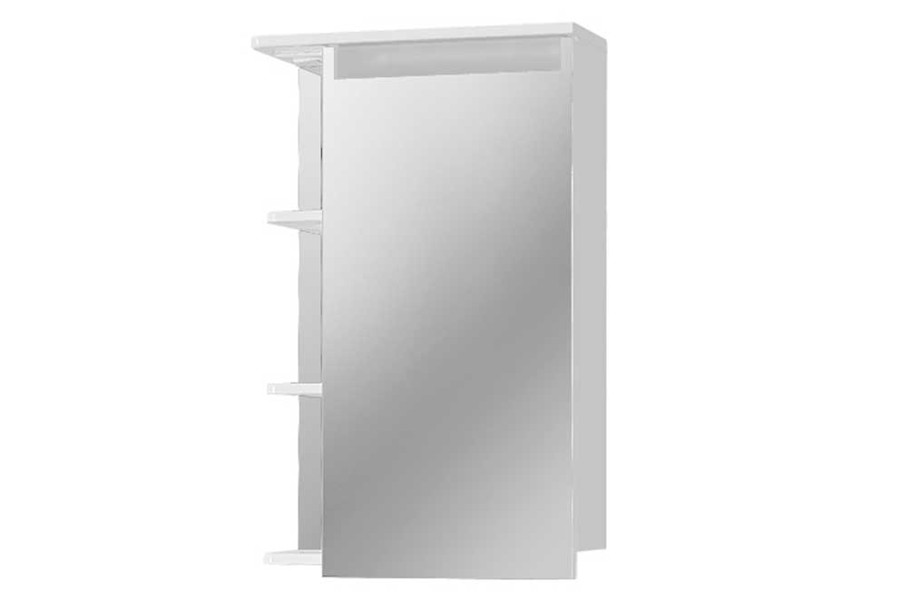 Шкаф навесной зеркальный Сонет-Сити ВШ 61 Белый 1 - фото 1 - id-p103907427