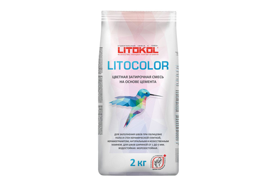 LITOCOLOR L.25 коричневая - затир.смесь (2kg Al.bag) 479540002 - фото 1 - id-p103907504