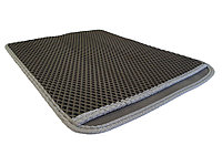 Двухслойный коврик для животных Eco Cover РОМБ 46*64 см серый