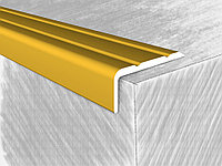 Профиль на ступени 3418-02Т 24х10 мм золото 1,8м