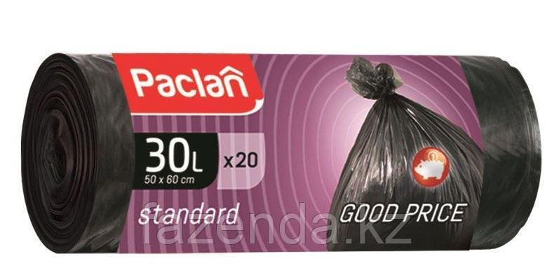 Пакет для мусора  Paclan Standart  30л(20шт)