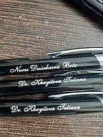 Пластиковые ручки с нанесением логотипа по индивидуальному заказу