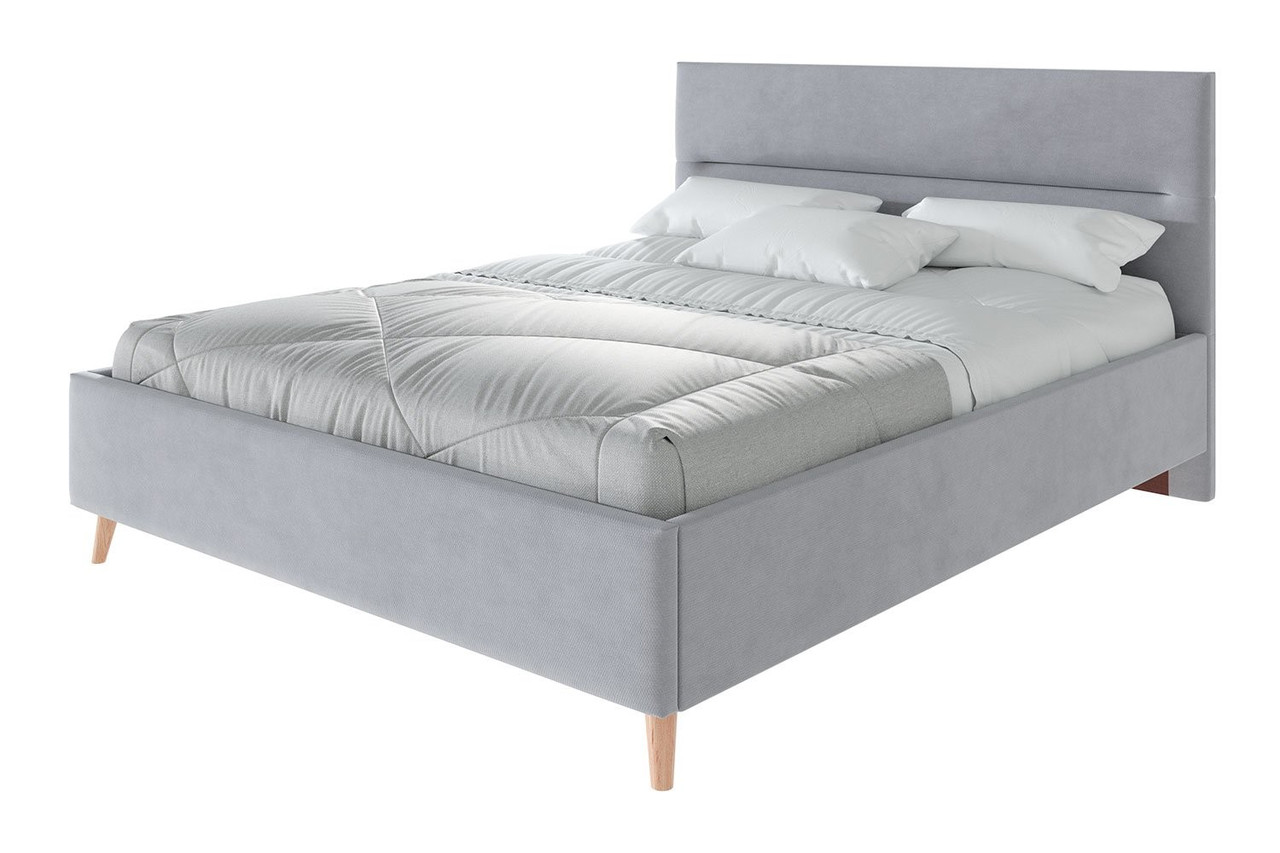 Кровать SCANDICA Telma светло-серый 140х200 см