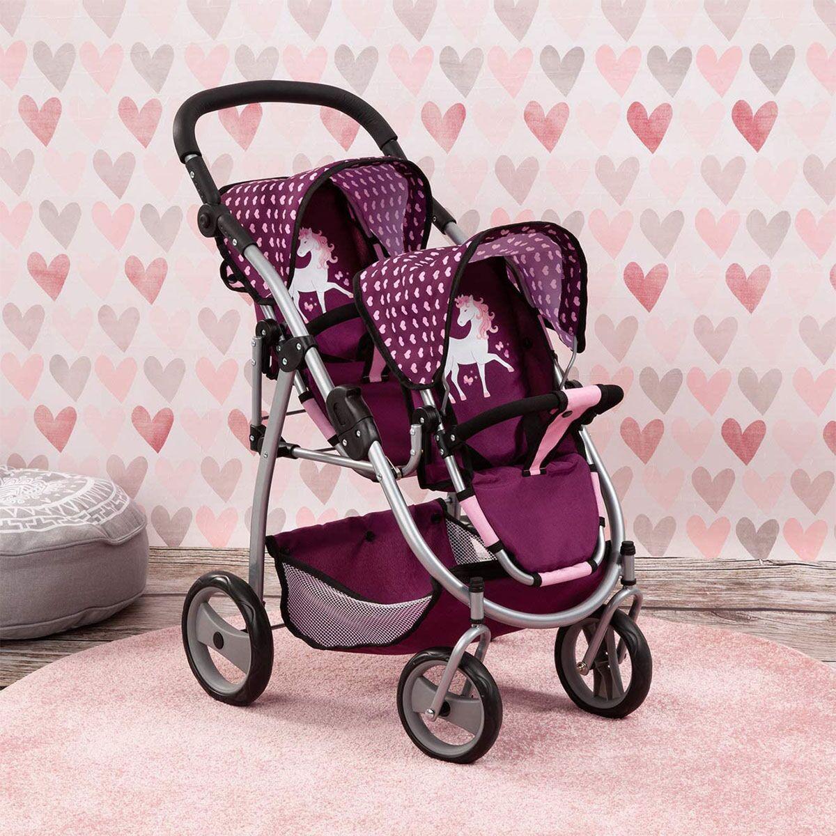 Коляска для двух кукол TWIN TANDEM