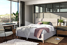 Кровать SCANDICA Telma светло-серый 160х200 см, фото 3
