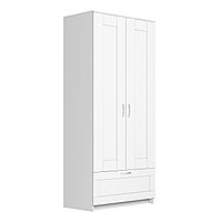 Шкаф СИРИУС комбинированный 2 двери и 1 ящик, белый