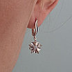 Золотые серьги с бриллиантами 0.41Ct VS1/I, VG-Cut, фото 3