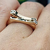 Золотое кольцо с бриллиантами 0.063Сt VS1/H VG - Cut, фото 6