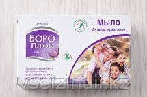 Мыло бороплюс, антибактериальное, 100 грамм