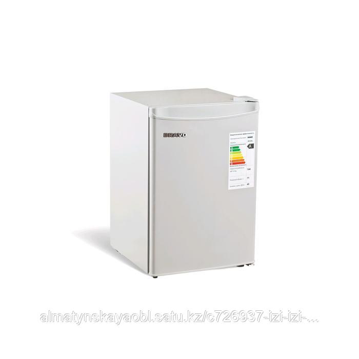 Холодильник Bravo XR-80S, однокамерный, класс А+, 80 л, DeFrosf, серый ...