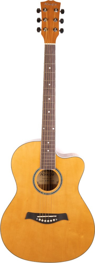 Акустическая гитара, черная, Adagio MDF3917BR - фото 1 - id-p103959761