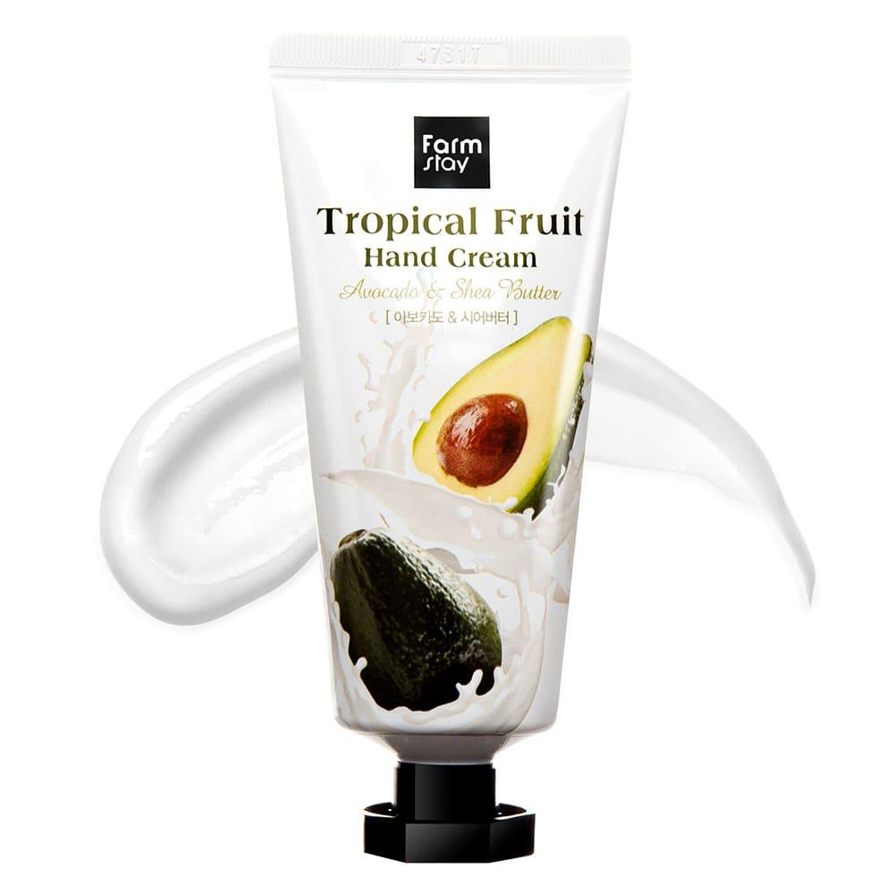 FARMSTAY Крем для рук Tropical Fruit Hand Cream 50ml (Avocado & Shea Butter)