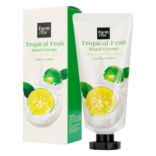 FARMSTAY Крем для рук Tropical Fruit Hand Cream 50ml (Calamansi & Shea Butter) - фото 1 - id-p104012838