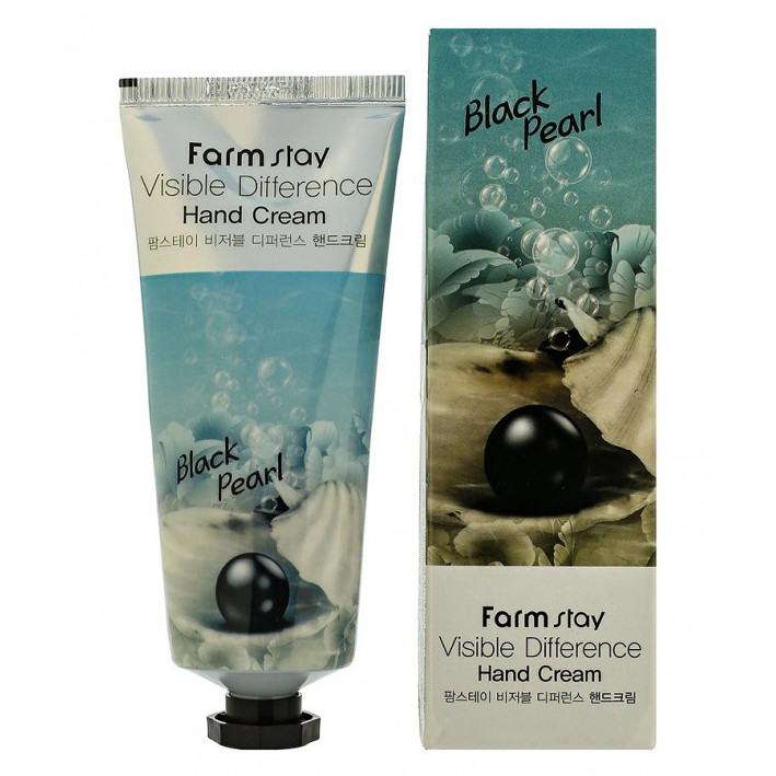 Farmstay Крем Для Рук Visible Difference Hand Cream 100Ml (Black Pearl) - фото 1 - id-p104012839