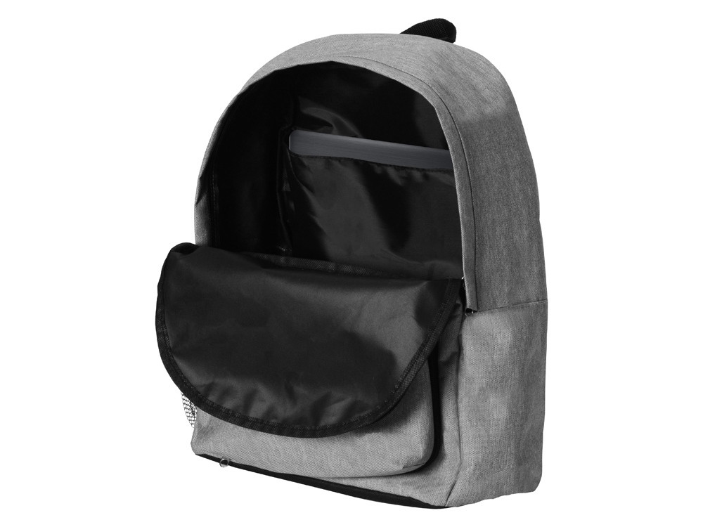 Рюкзак из переработанного пластика Extend 2-в-1 с поясной сумкой, серый - фото 2 - id-p104013372