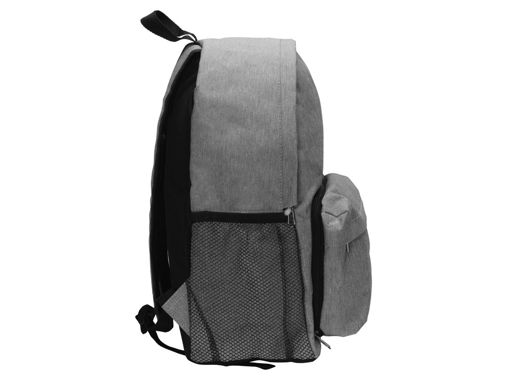 Рюкзак из переработанного пластика Extend 2-в-1 с поясной сумкой, серый - фото 8 - id-p104013372